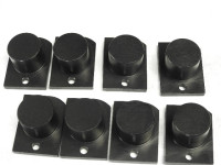 HILBORN BLOCK OFFS TO PLUG UP THE EFI HOLES IN THE NEWER HILBORN EFI  8 STACKS FOR MECHANICAL